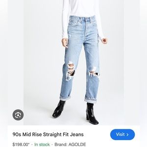 Agolde 90s mid rise jeans